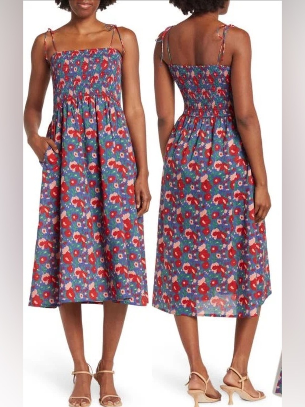 DRa Los Angeles smocked Matilda Dress - Small